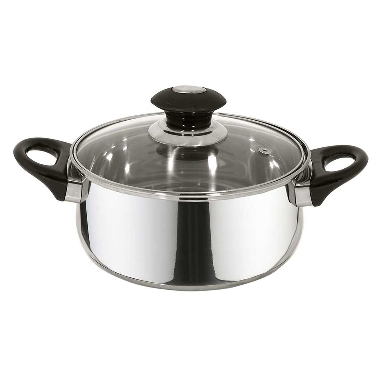 Batería de Cocina Acero Inoxidable Fantuzzi Corazza Plateado 5 Piezas