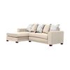 Sof&aacute; Seccional Izquierdo Living Factory Milan 3 Cuerpos Beige