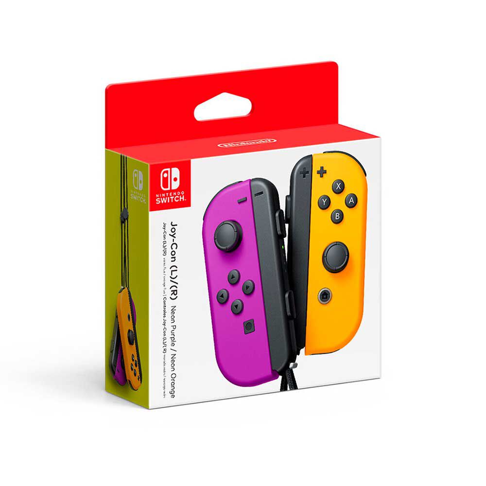 Control Inalámbrico Nintendo Switch Joy-Con Morado Naranjo | Abc