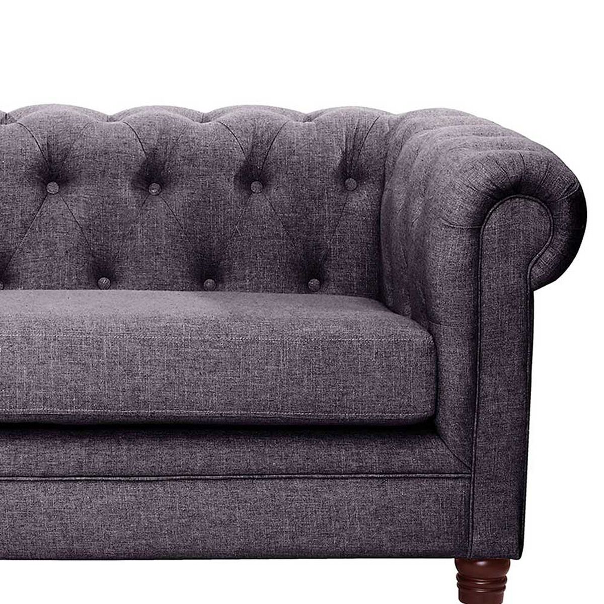Sofá Latam Home Florencia 1 Cuerpos Gris Oscuro