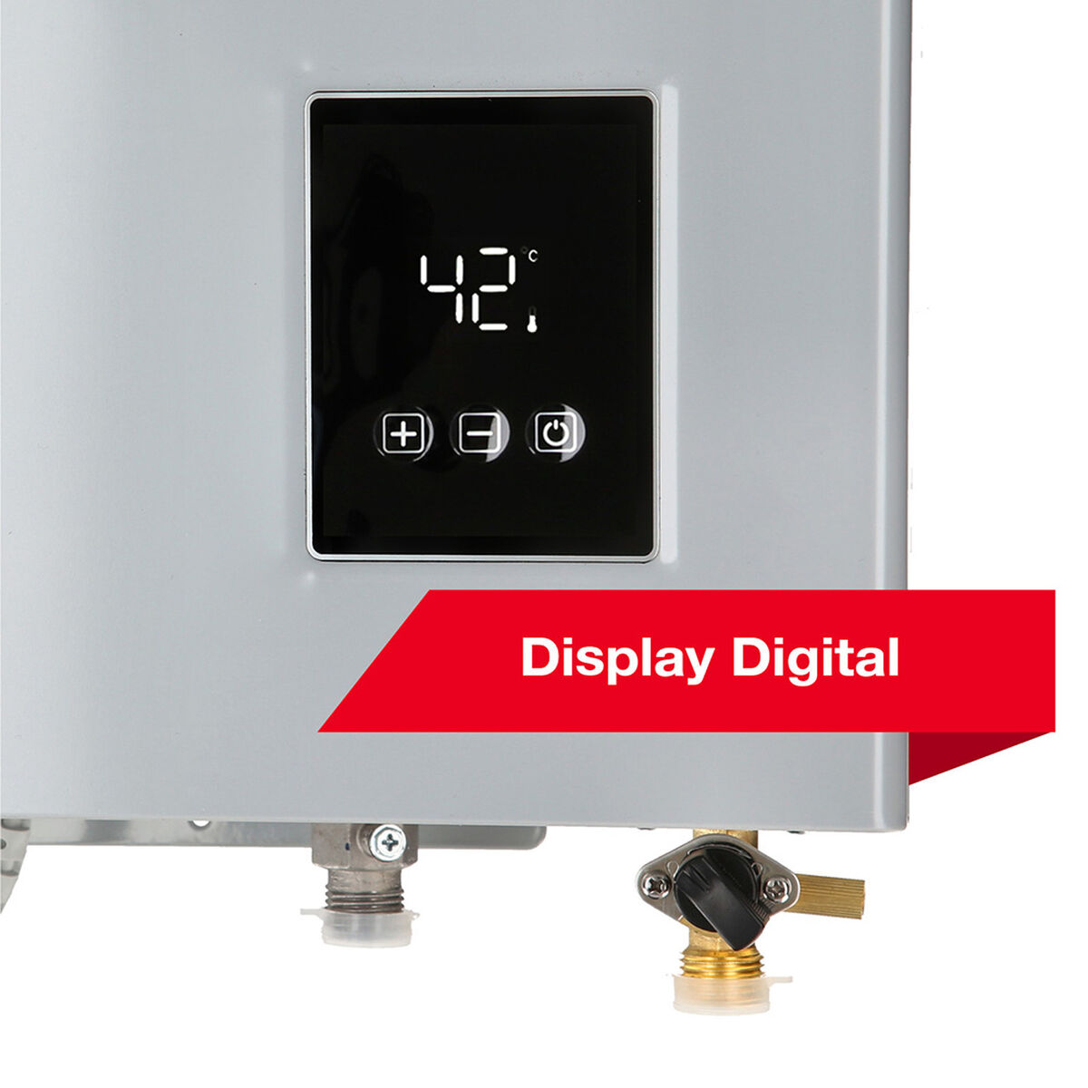 Calefont Gas Licuado Rheem Tiro Forzado Digital 21 lts.