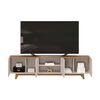 Rack TV Vekkahome Nadine Hasta 75" Beige Café