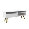Rack TV Stanford 1 Puerta 2 Repisas Hasta 60" Blanco