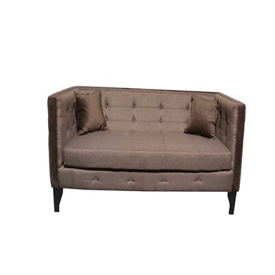 Imagen 2 del producto Juego de Living Diseño A&M Home Santa Monica Sofá 3 Cuerpos + 2 Pouf 1 Cuerpo  Chocolate