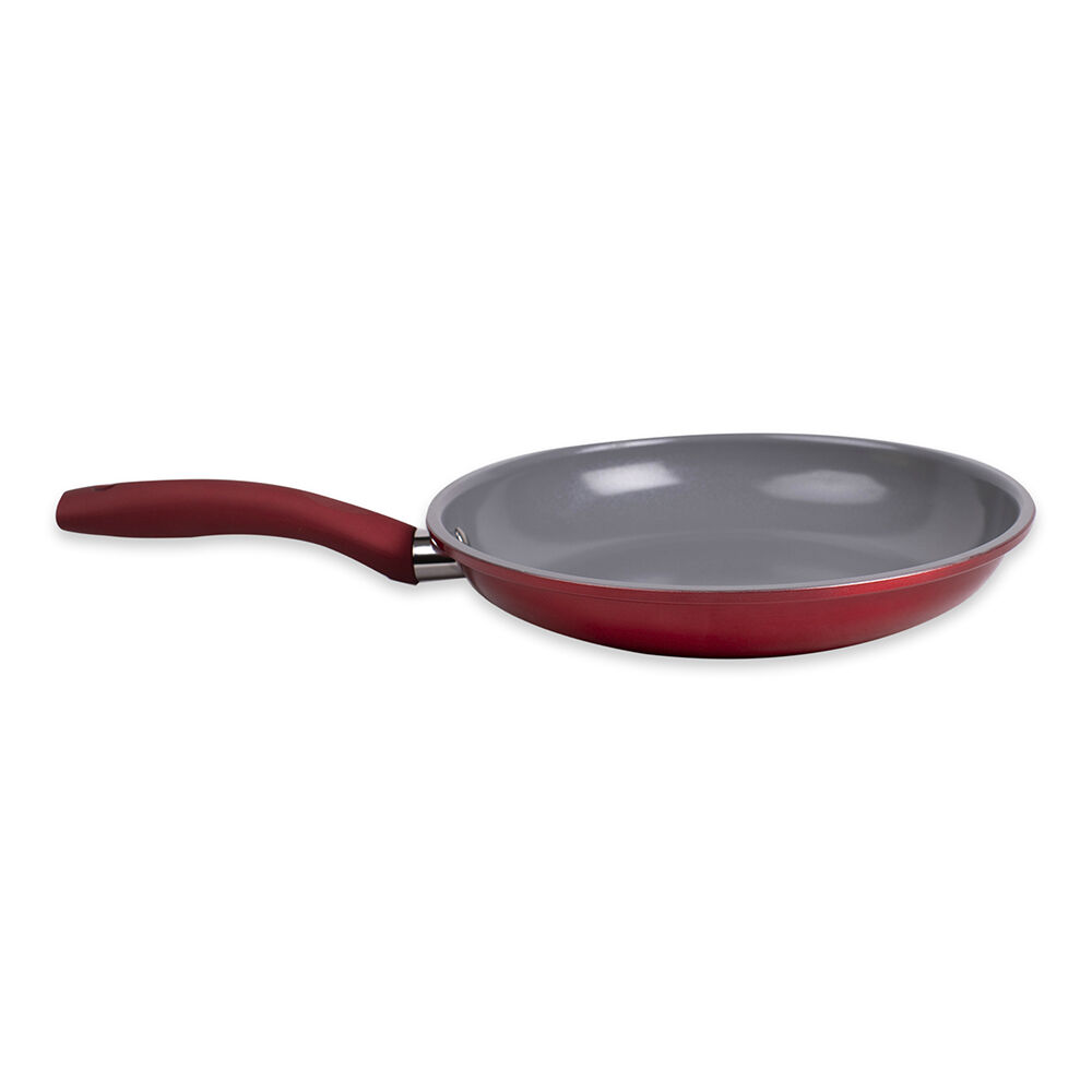Sartén Acero Inoxidable Doral Montecarlo 28 cm Rojo