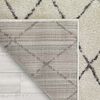 Bajada de Cama Modalfo Florida Blanco 50 x 120 cm