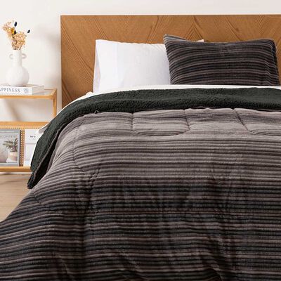 Imagen 1 del producto Plumón Mashini Corduroy Coral Sh. Est. 1.5 Plazas Linea Marengo