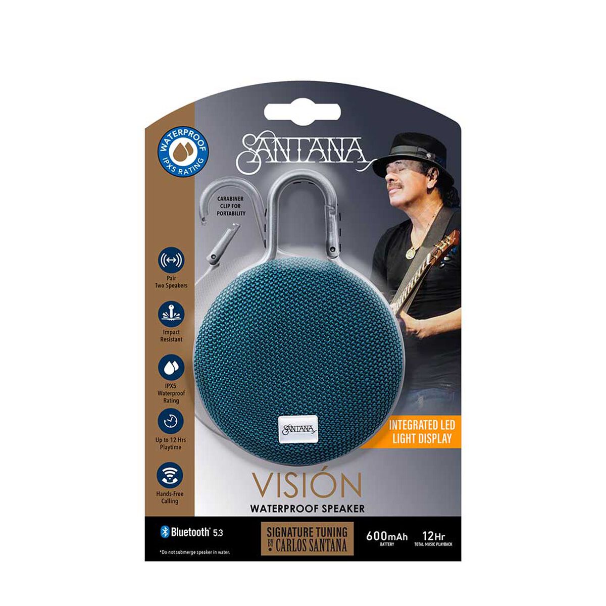 Parlante Bluetooth Swiss Nature Labs Santana Vision