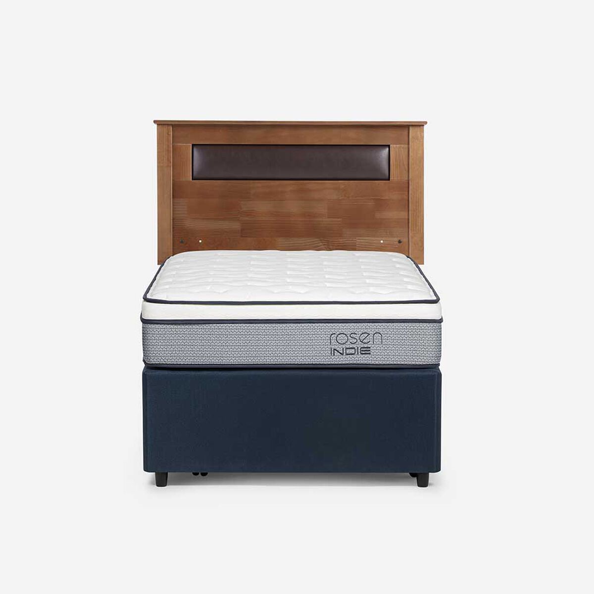 Cama Nido Rosen 1,5 Plazas Indie + Respaldo Ferrara