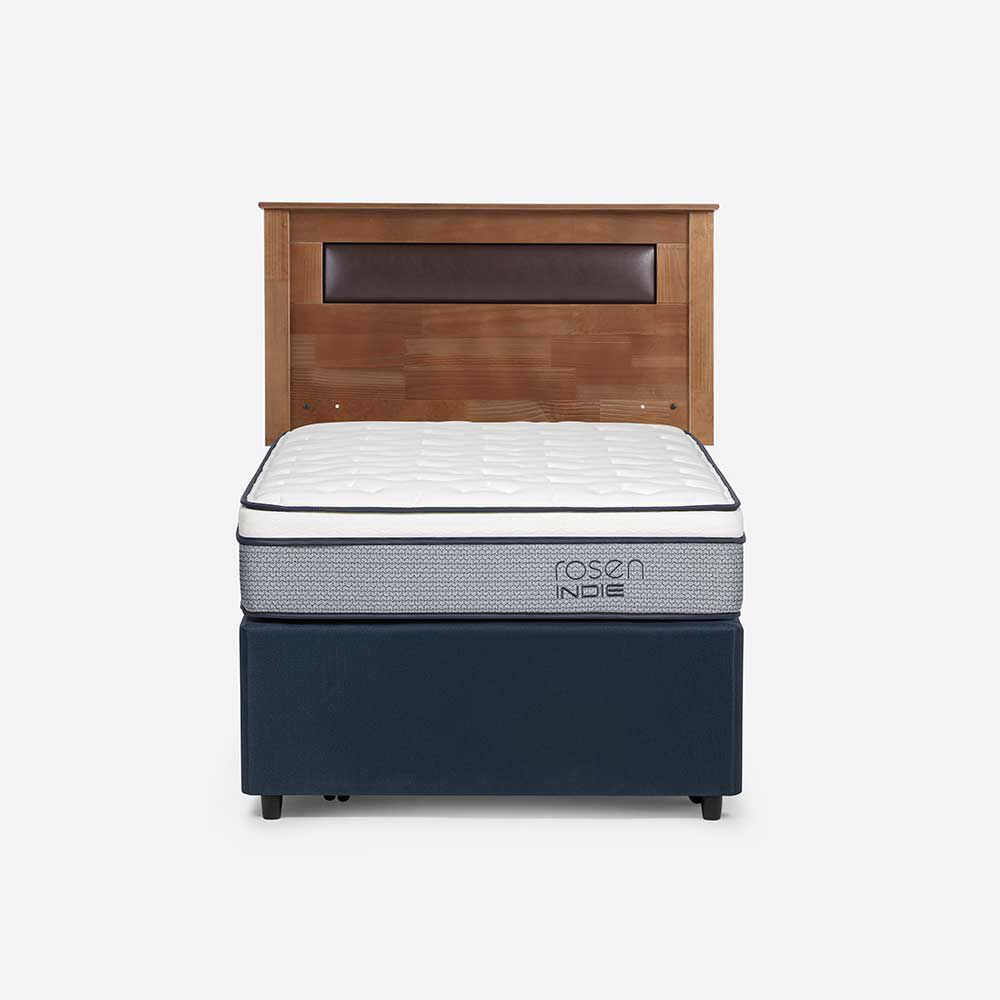 Cama Nido Rosen 1,5 Plazas Indie + Respaldo Ferrara