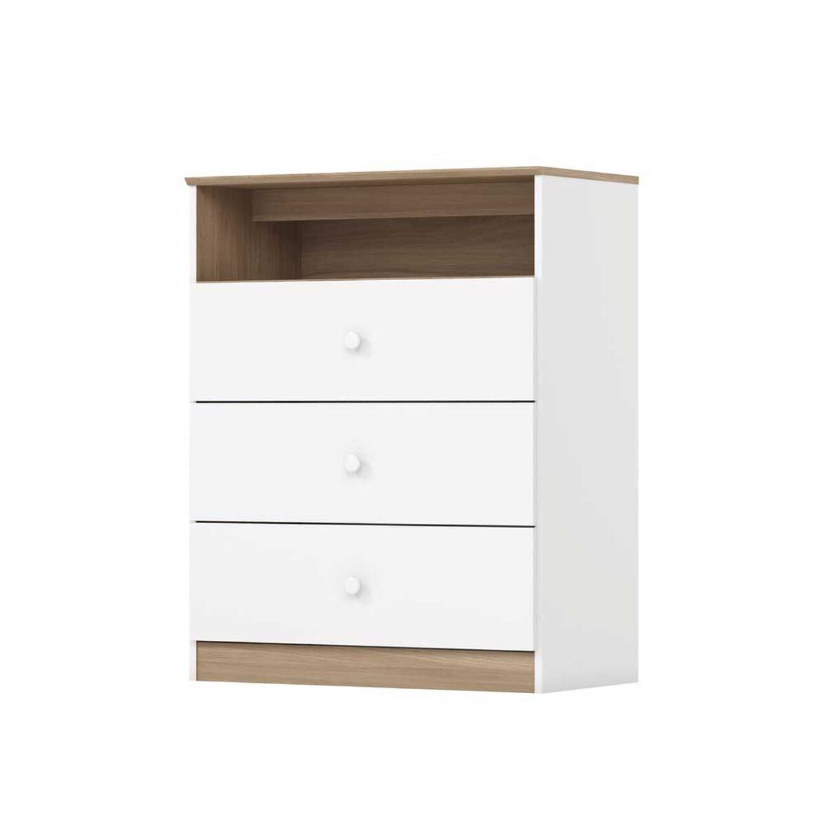 Cómoda Home Mobili Palma 3 Cajones Blanco