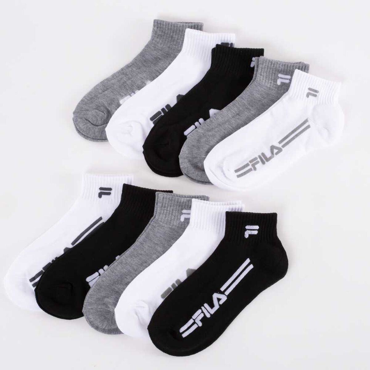 Pack 10 Unidades Calcetines Hombre Fila