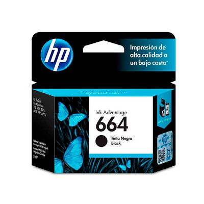 Imagen 1 del producto Tinta HP 664 2ml Negro