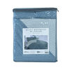 Quilt Doral Hotpress Bi-Color 2 Plazas Azul-Gris