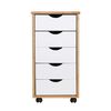Gabinete Vekkahome Lucia 5 Cajones Café