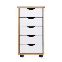 Gabinete Vekkahome Lucia 5 Cajones Café