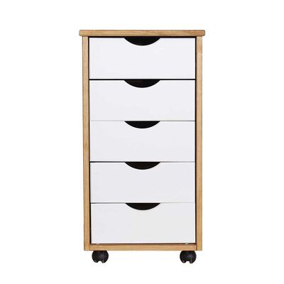 Imagen 1 del producto Gabinete Vekkahome Lucia 5 Cajones Café