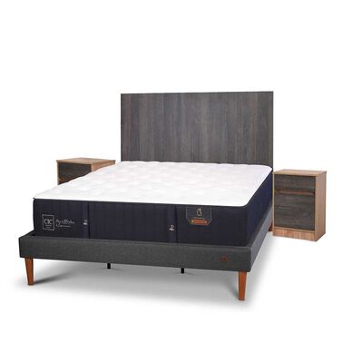 Imagen 2 del producto Cama Europea CIC King Premium + Respaldo + Veladores