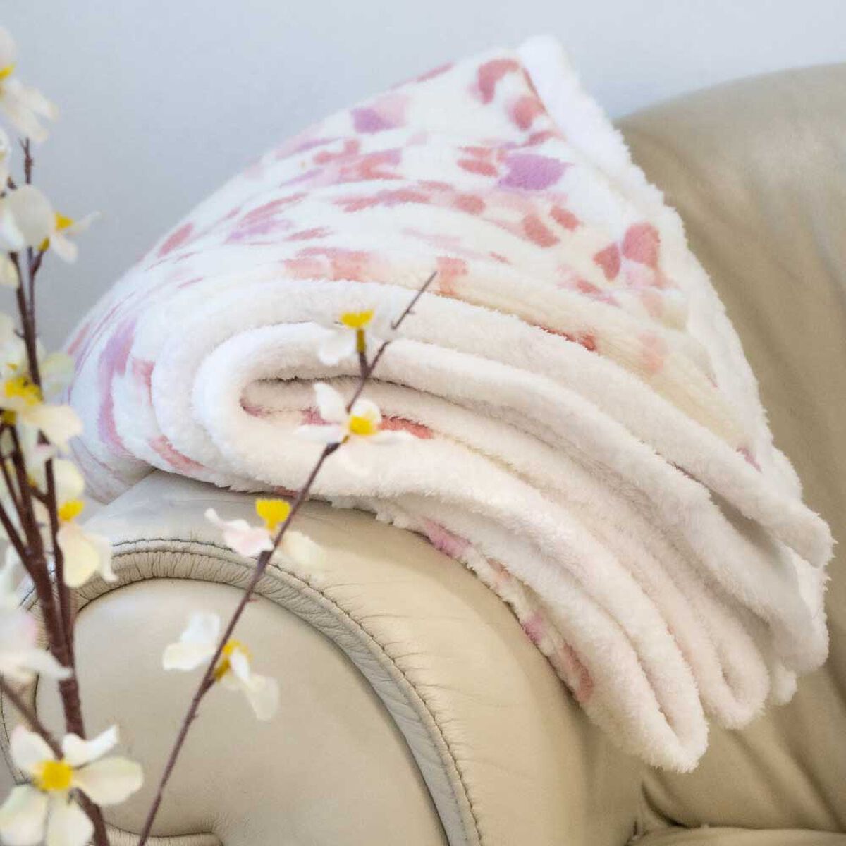 Manta Doral Muffin Estampada 127x152 cm D1