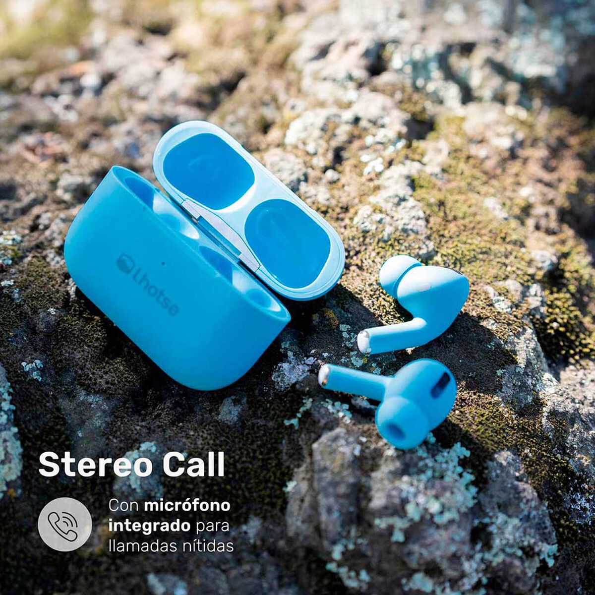 Audífonos Inalámbrico Lhotse RM7 Pro Celeste