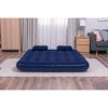 Colchón Inflable Queen 2.03m x 1.52m x 22cm con inflador y 2 almohadas