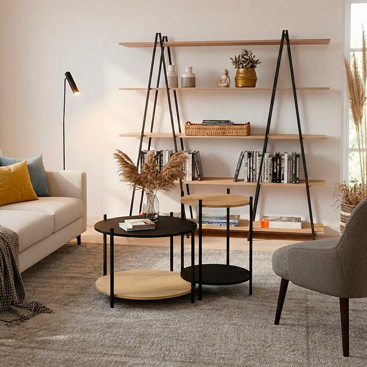 Set 2 Mesas Living Home Mobili Genk