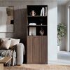 Estante Tuhome Home E4 2 Puertas Avellana Wengue