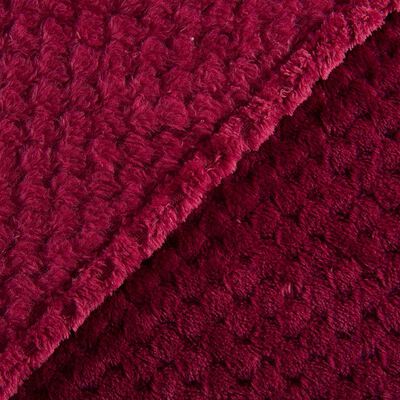 Imagen 2 del producto Frazada Mashini 2 Plazas PopCorn Liso Burdeo