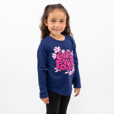 Polera Manga Larga Niña Chess
