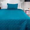 Quilt Doral 1,5 Plazas Azul Marino Bubbly