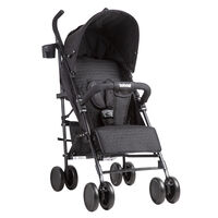 Coche Paragua Bebe Khronos Plegable Compacto Negro Bebesit