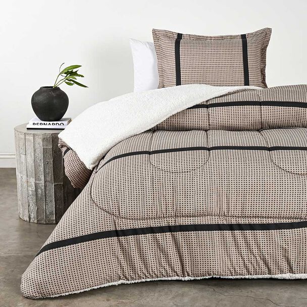 Plumón Elements & Co 1,5 Plazas Terra Cafe