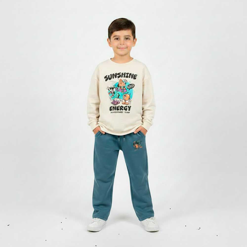 Polera Manga Larga Algodón Niño Chess