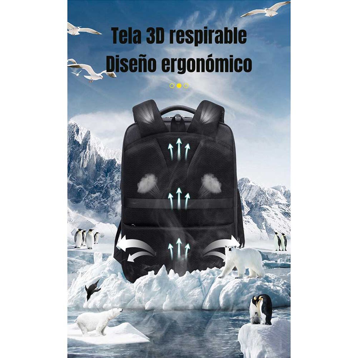 Mochila Computación LuBabycas Office 16" 32 lts.