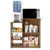 Combo Mueble de Cocina Casanova Cabinet 2 Puertas Nature / Blanco + Horno Eléctrico Hyundai HY35N 35 lt.