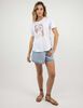 Polera Con Estampado Manga Corta Mujer Zibel