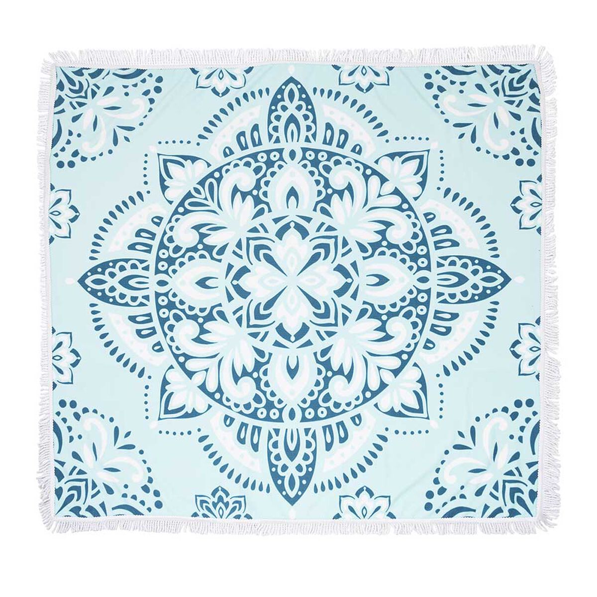 Toalla de Playa Cuadrada con Flecos Casanova Noa 140 x 150 cm