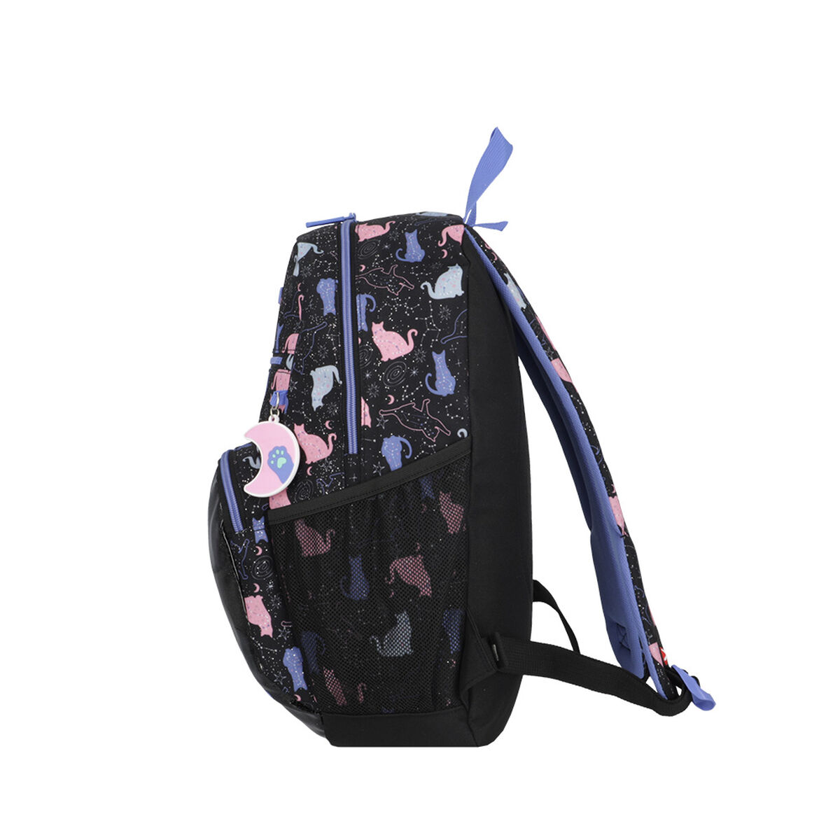 Mochila Xtrem Bolt 5XT Gato Negro/Púrpura
