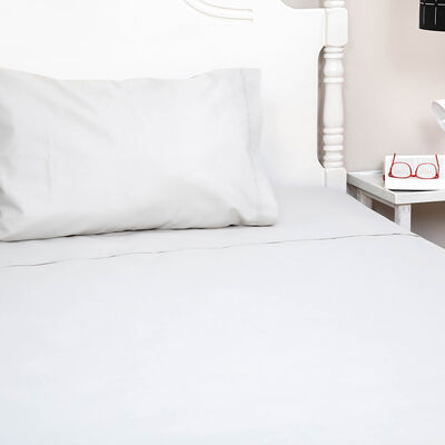 Imagen 2 del producto Juego de Sábanas Doral 144 Hilos 1,5 Plazas Color Vivo 144 Hilos  Blanco