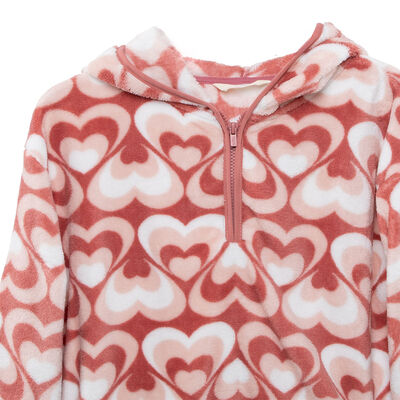 Imagen 2 del producto Polerón Sherpa Niña Mila Beige, Rosa