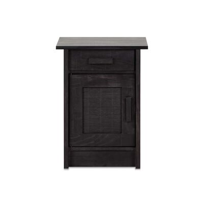 Imagen 1 del producto Velador Izquierdo CIC Milan 1 Cajón 1 Puerta Negro