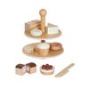 Set Juego Pasteler&iacute;a Corta Postre Infantil Madera Band&uacute;
