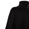Ruana Poncho Mujer Black Bside