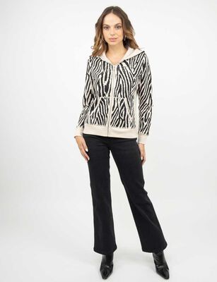 Imagen 2 del producto Polerón Mujer Soviet Animal, Burdeo, Crudo, Gris, Navy