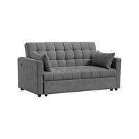 Sofá Cama Celta Luxe 3 Cuerpos Gris