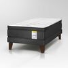 Cama Europea Drimkip 1 Plaza Hibrido Premium