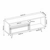 Rack TV Home Mobili Spot Hasta 60" Café Negro