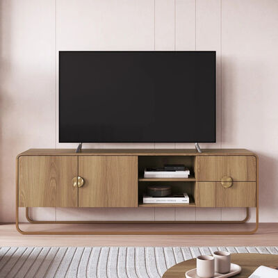 Rack Decocasa Luna Hasta 80" Natural