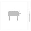 Cama Europea Celta 1 Plaza Atlantis Black + Respaldo Asturias