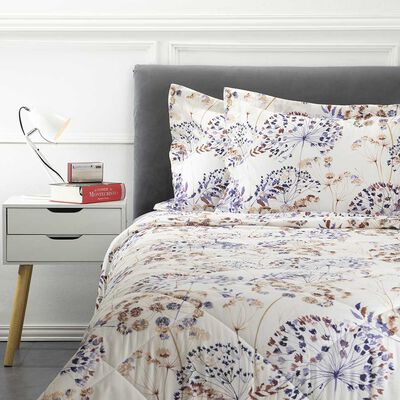 Imagen 1 del producto Plumón Estampado Casanova 1,5 Plazas Hortensia